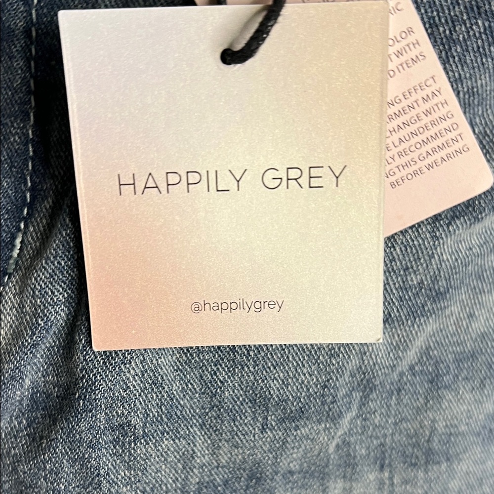 Happily Grey Maxi Skirt with Thigh-high Slit and Raw Hem - Picture 2 of 14